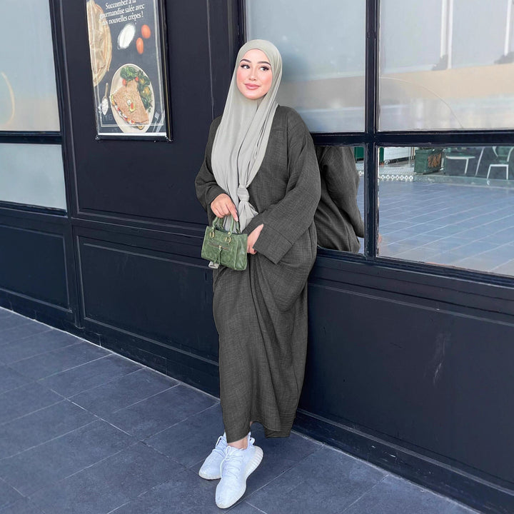 Damer elegant kaftan med bekväm passform Eva Jonsson-Eva Jonsson