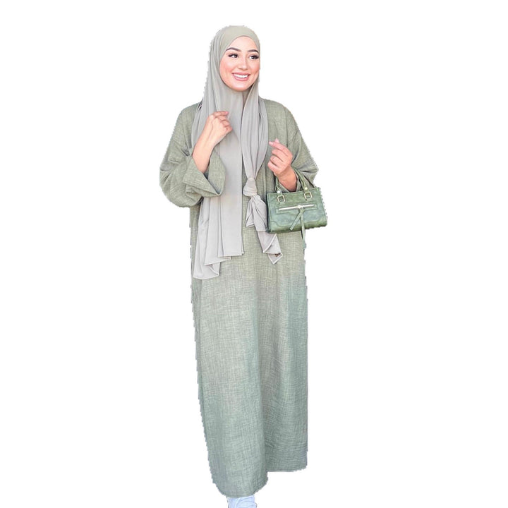 Damer elegant kaftan med bekväm passform Eva Jonsson-Eva Jonsson