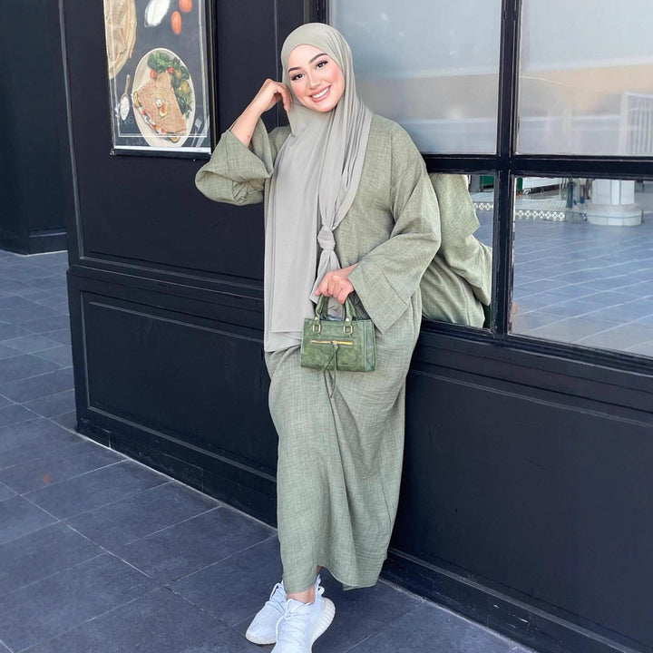 Damer elegant kaftan med bekväm passform Eva Jonsson-Eva Jonsson