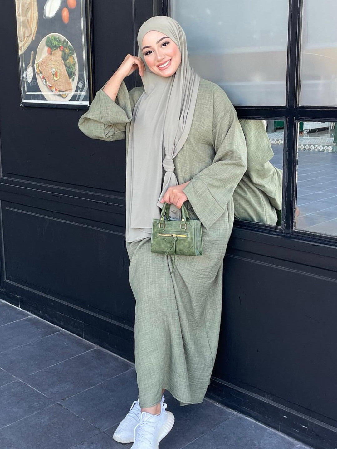Damer elegant kaftan med bekväm passform Mirla-Eva Jonsson