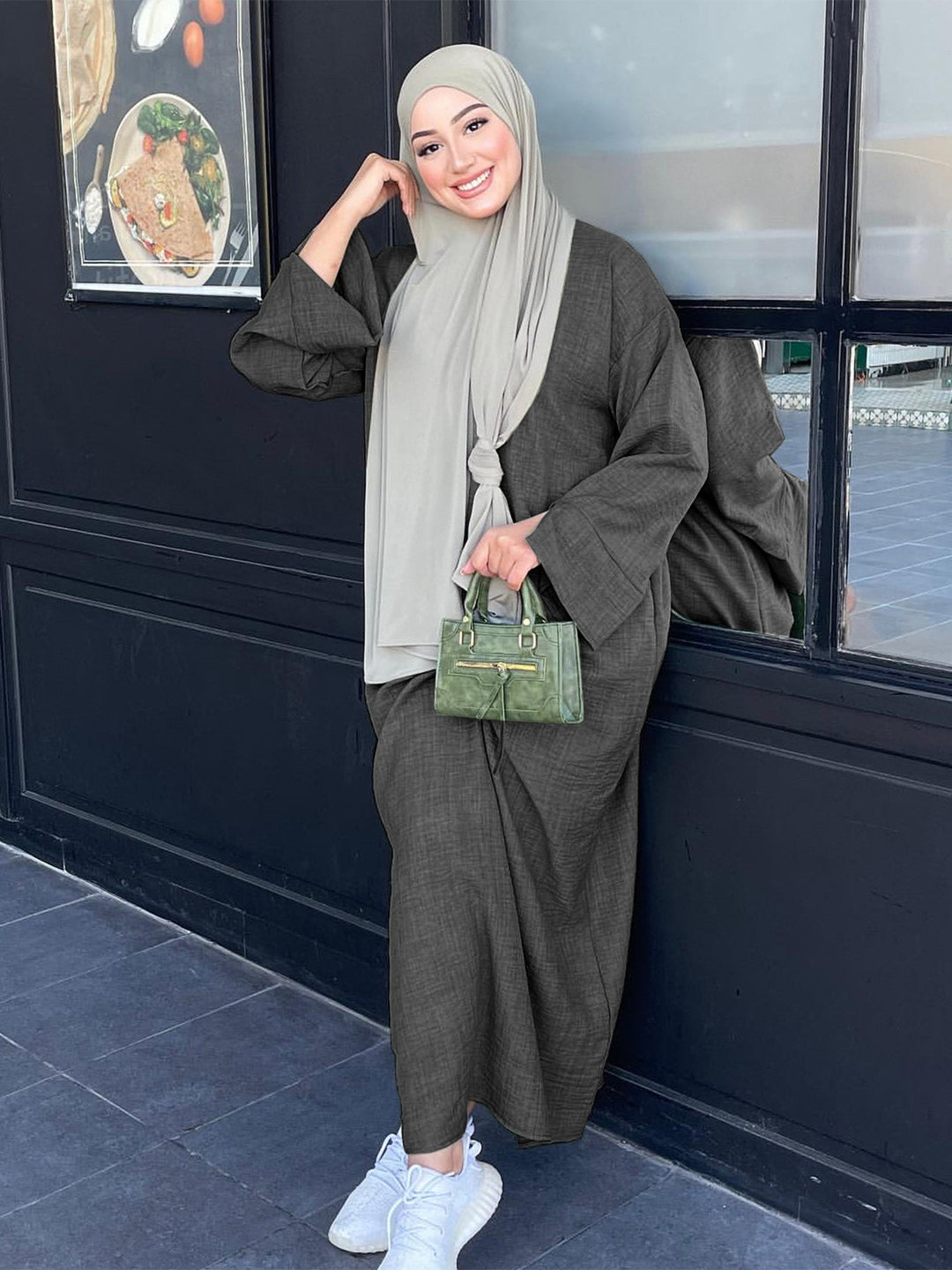Damer elegant kaftan med bekväm passform Mirla-Eva Jonsson