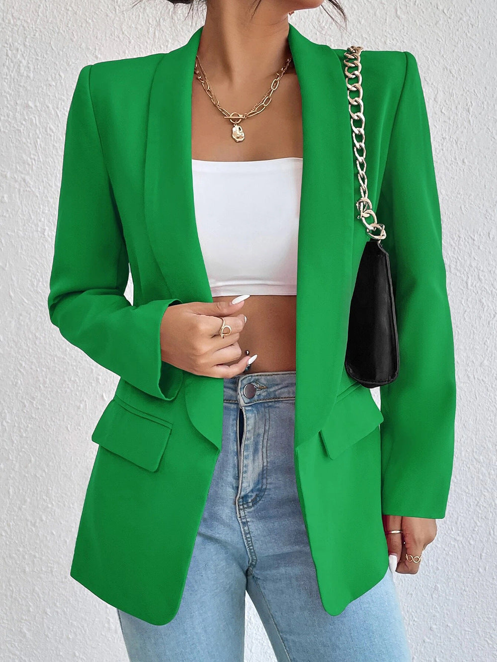 Damer elegant kavaj i minimalistisk stil Mirla-Eva Jonsson