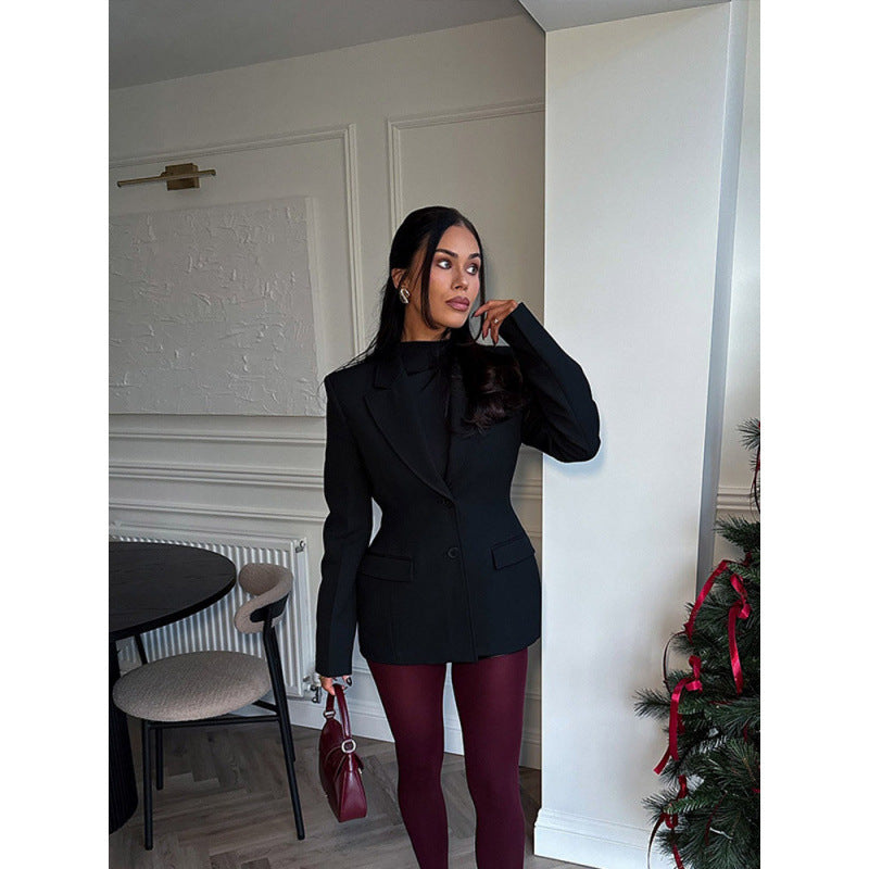 Damer elegant kavaj i oversized snitt med snyggt slag Mirla-Eva Jonsson