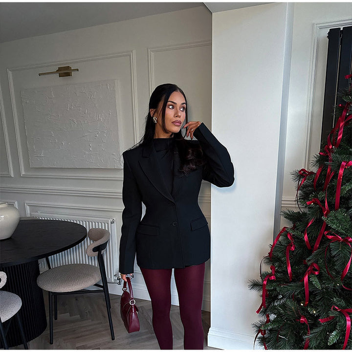 Damer elegant kavaj i oversized snitt med snyggt slag Mirla-Eva Jonsson