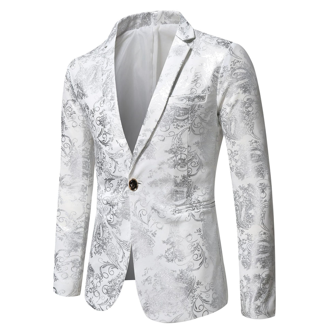 Damer elegant kavaj med blommig 3D-design Mirla-Eva Jonsson
