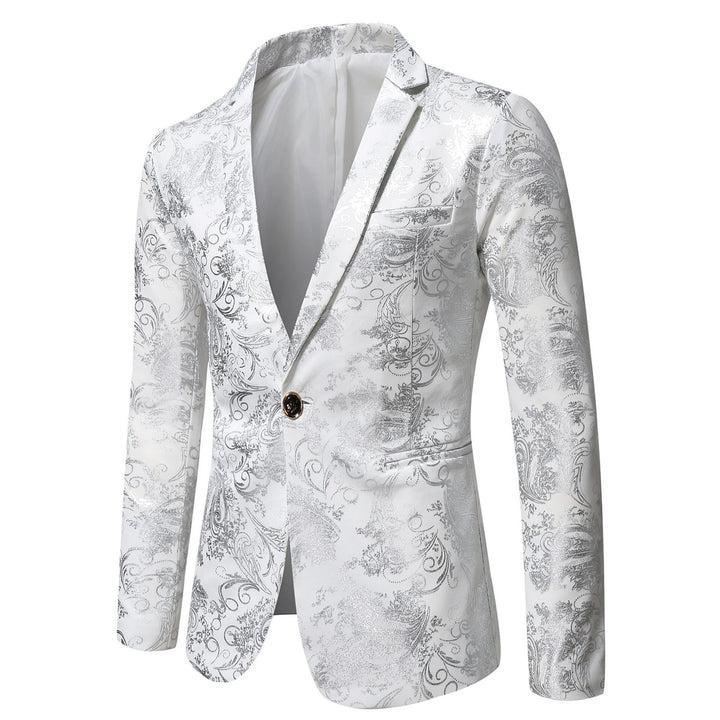 Damer elegant kavaj med blommig 3D-design Mirla-Eva Jonsson