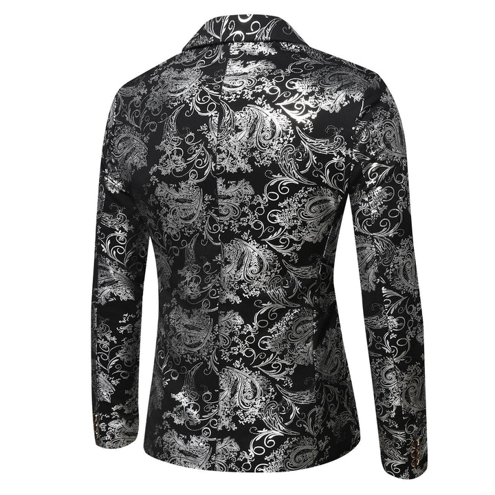 Damer elegant kavaj med blommig 3D-design Mirla-Eva Jonsson