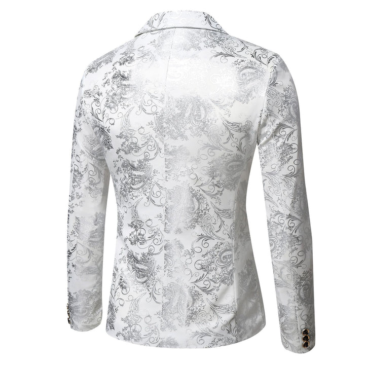 Damer elegant kavaj med blommig 3D-design Mirla-Eva Jonsson