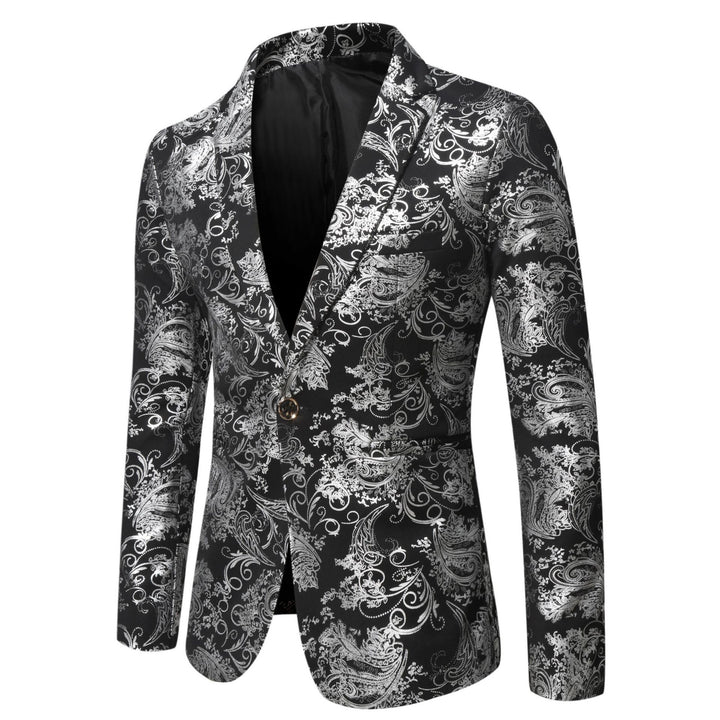 Damer elegant kavaj med blommig 3D-design Mirla-Eva Jonsson