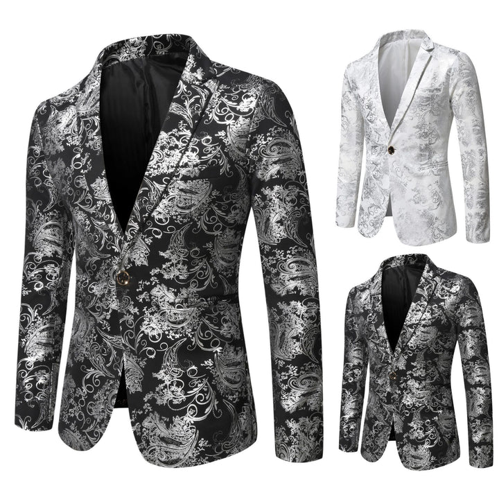 Damer elegant kavaj med blommig 3D-design Mirla-Eva Jonsson