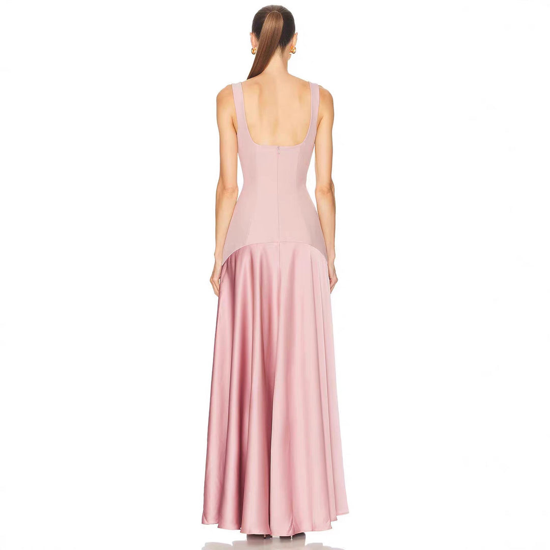 Damer elegant klänning med figurformande snitt och elegant dragkedja Mirla-Eva Jonsson