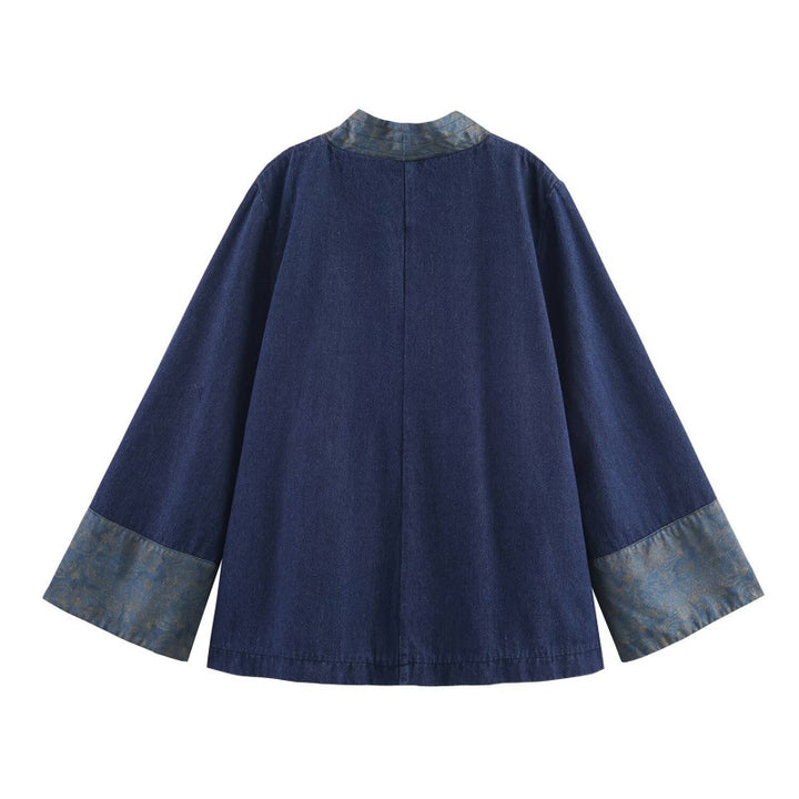Damer elegant kombinerad jacka i asiatisk stil med kimono-detaljer Mirla-Eva Jonsson