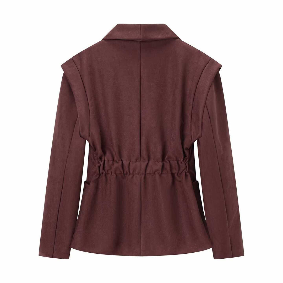 Damer elegant konstläderblazer Mirla-Eva Jonsson