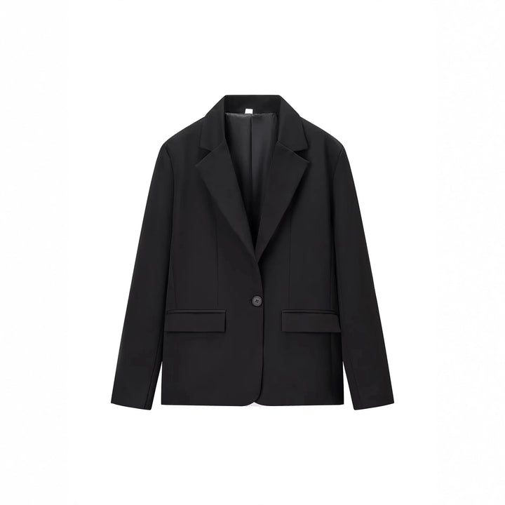 Damer elegant kostymset med figursydd blazer och vida byxor Mirla-Eva Jonsson