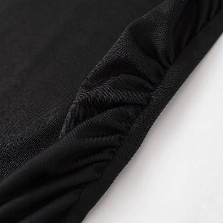 Damer elegant långärmad topp med rynkad design Mirla-Eva Jonsson