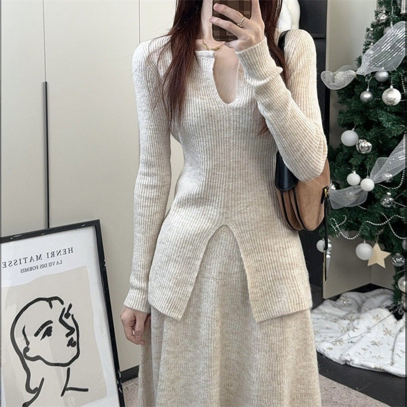 Damer elegant långärmad tröja med strukturerad design Mirla-Eva Jonsson