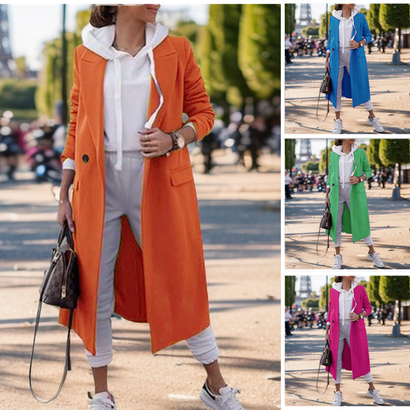 Damer elegant långblazer Mirla-Eva Jonsson
