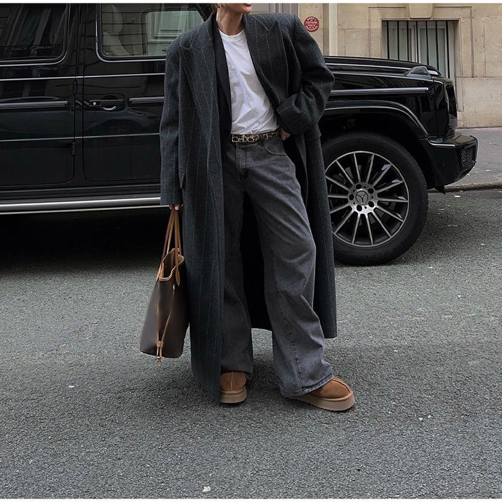 Damer elegant långskuren blazer Mirla-Eva Jonsson