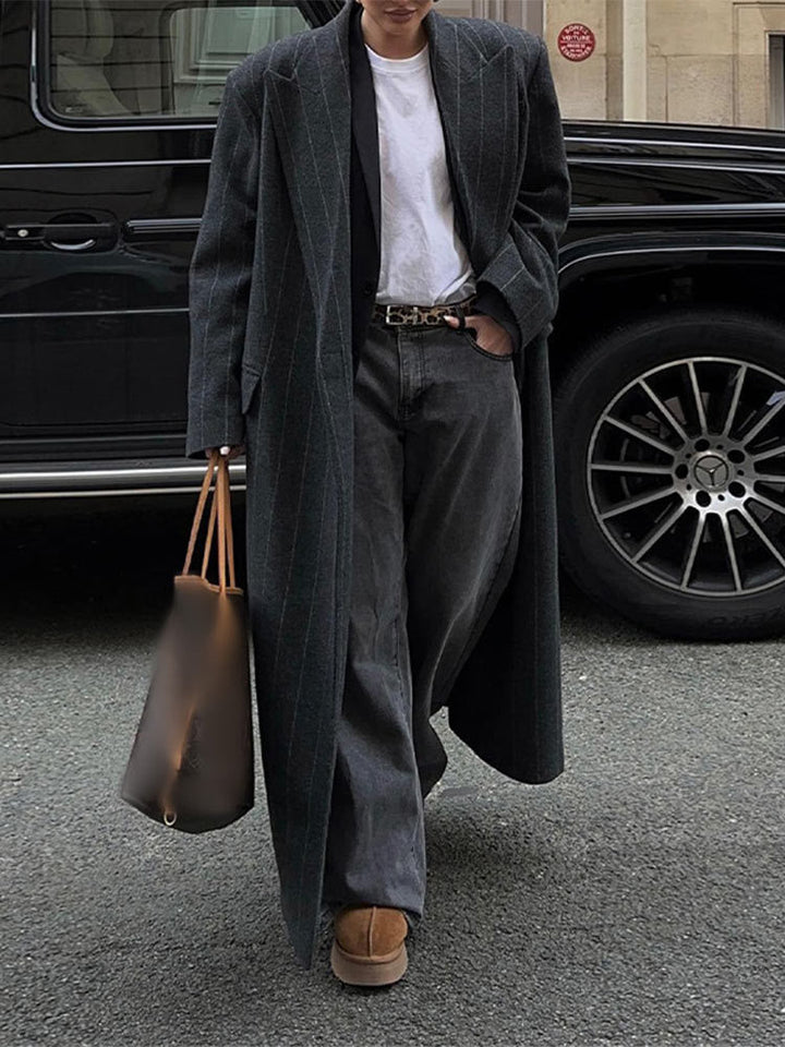 Damer elegant långskuren blazer Mirla-Eva Jonsson