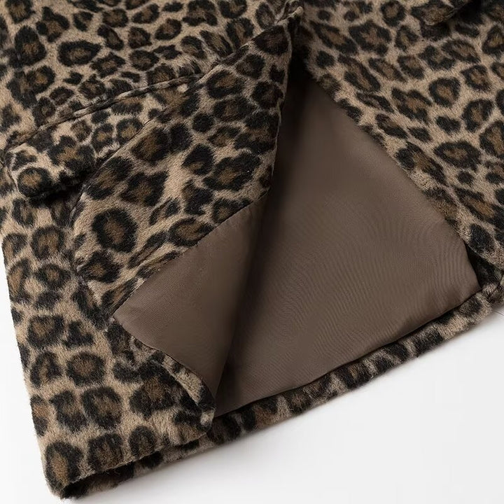 Damer elegant leopardblazerjacka Mirla-Eva Jonsson