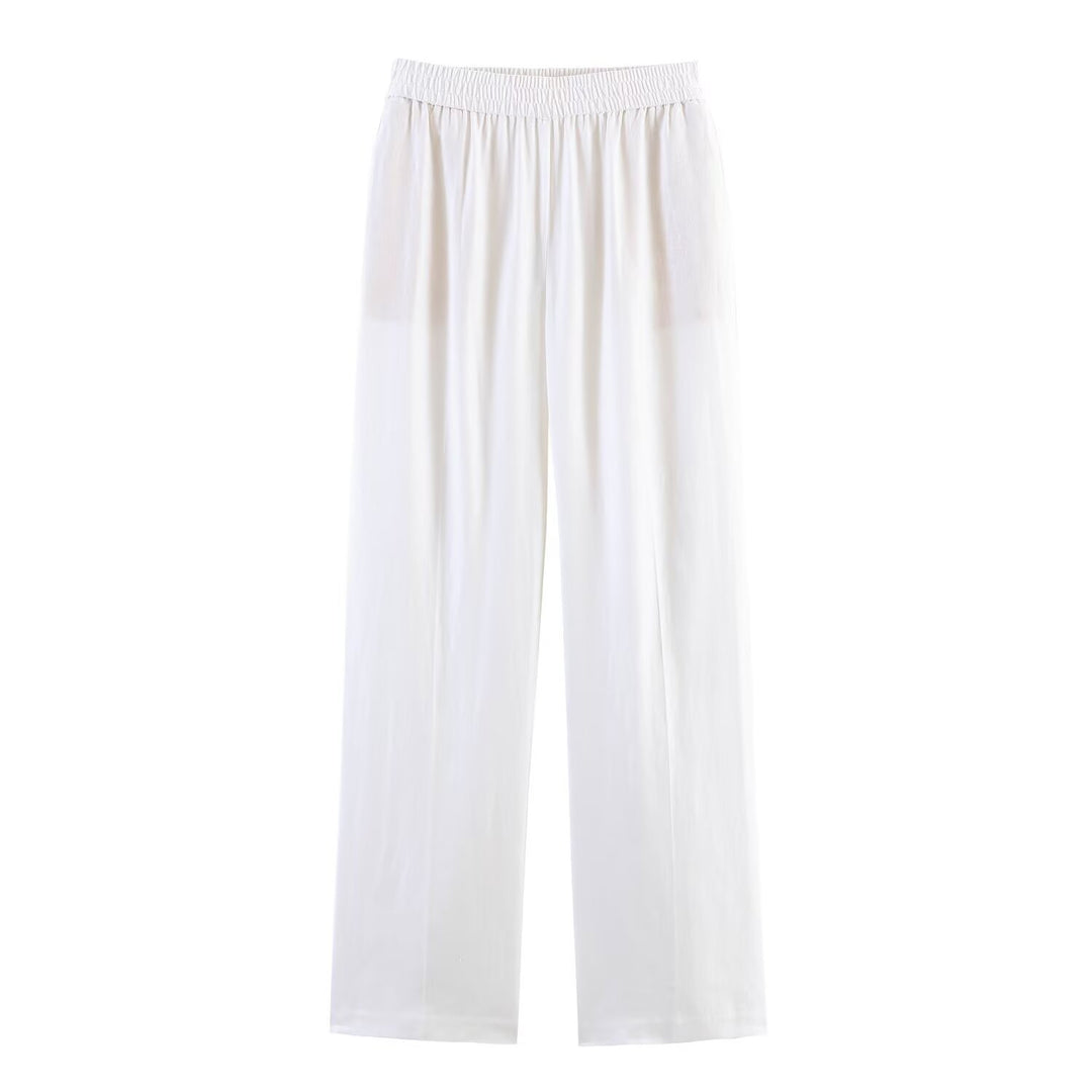 Damer elegant lös lockig Culotte med elastisk midja Mirla-Eva Jonsson