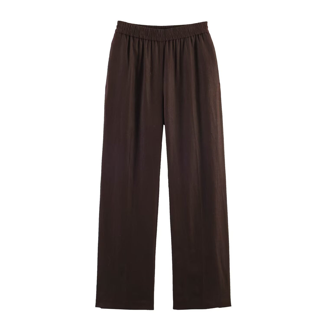 Damer elegant lös lockig Culotte med elastisk midja Mirla-Eva Jonsson