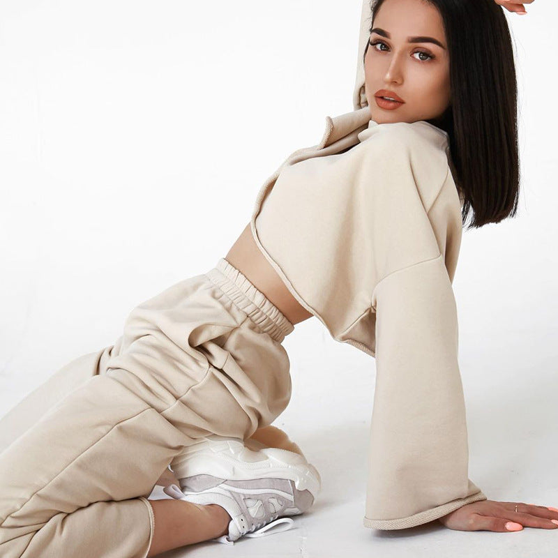 Damer elegant lounge-set med lös topp och hög midja byxor Mirla-Eva Jonsson