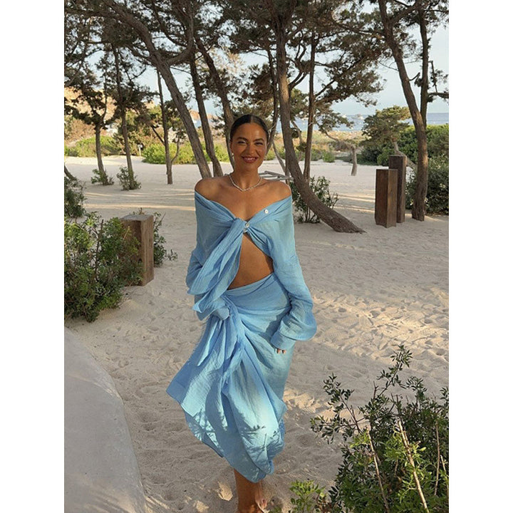 Damer elegant luftig stranddräkt Eva Jonsson-Eva Jonsson