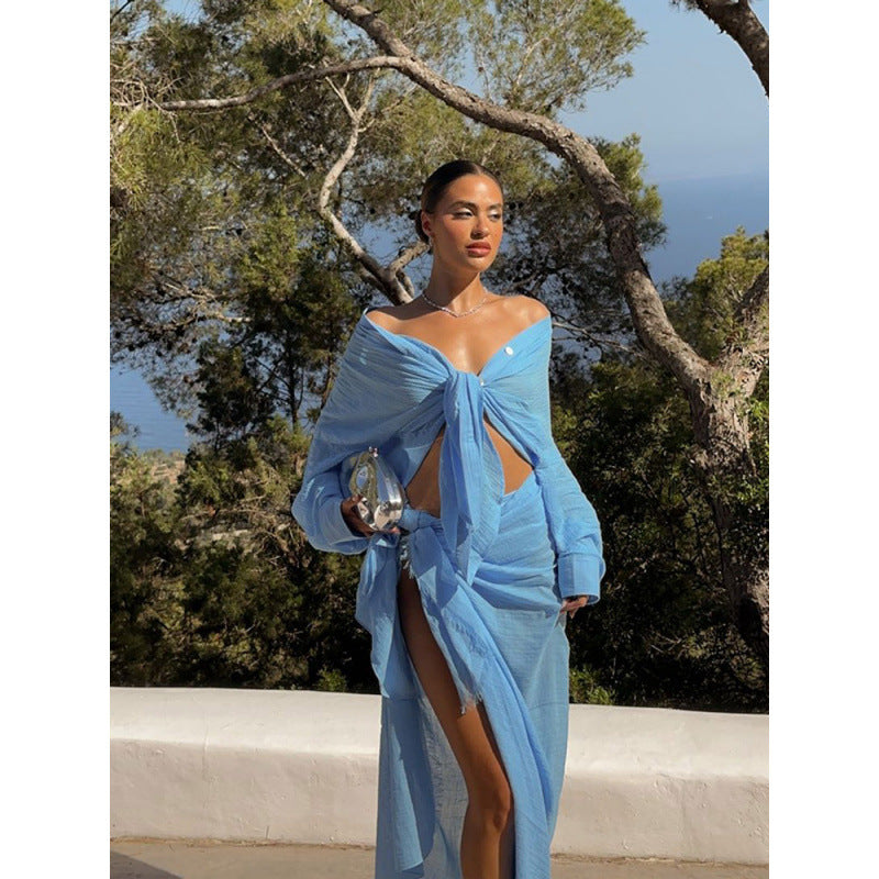 Damer elegant luftig stranddräkt Eva Jonsson-Eva Jonsson