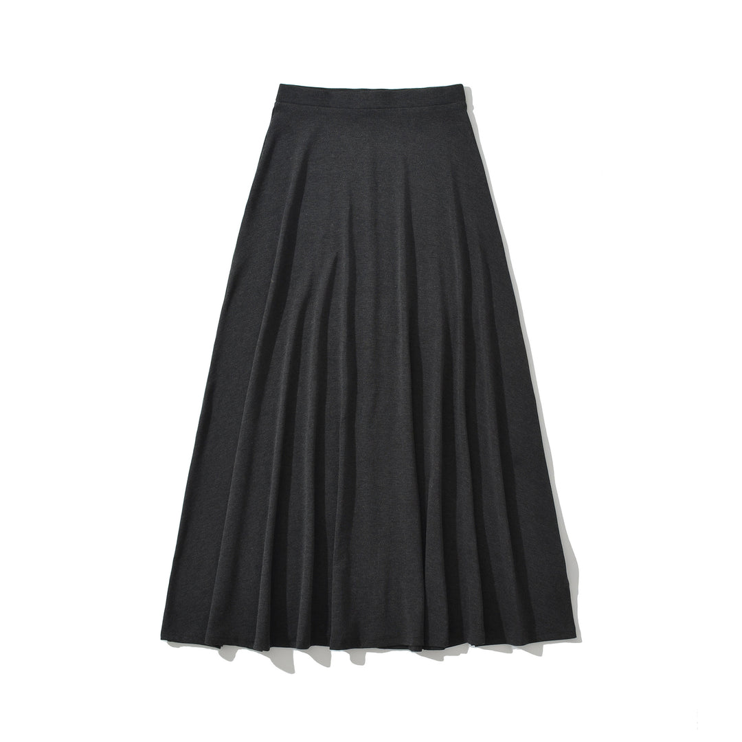 Damer elegant maxikjol med plisserad design och elastisk midja Mirla-Eva Jonsson