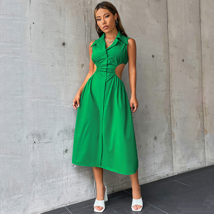 Damer elegant maxiklänning med figursydd design och raffinerade cut-outs Eva Jonsson-Eva Jonsson