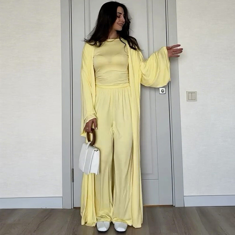 Damer elegant maxiklänning med voluminösa ärmar Mirla-Eva Jonsson