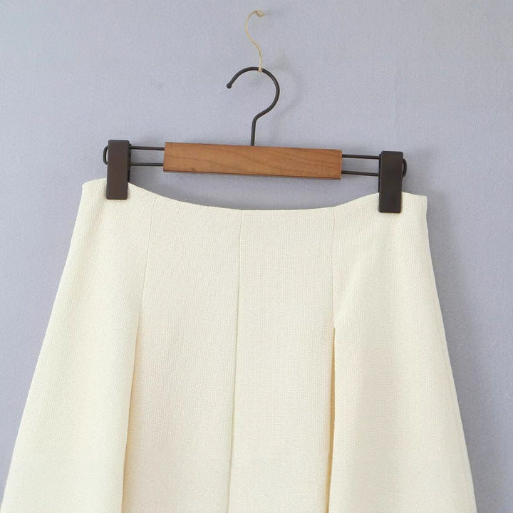 Damer elegant midikjol med plisserad design Mirla-Eva Jonsson