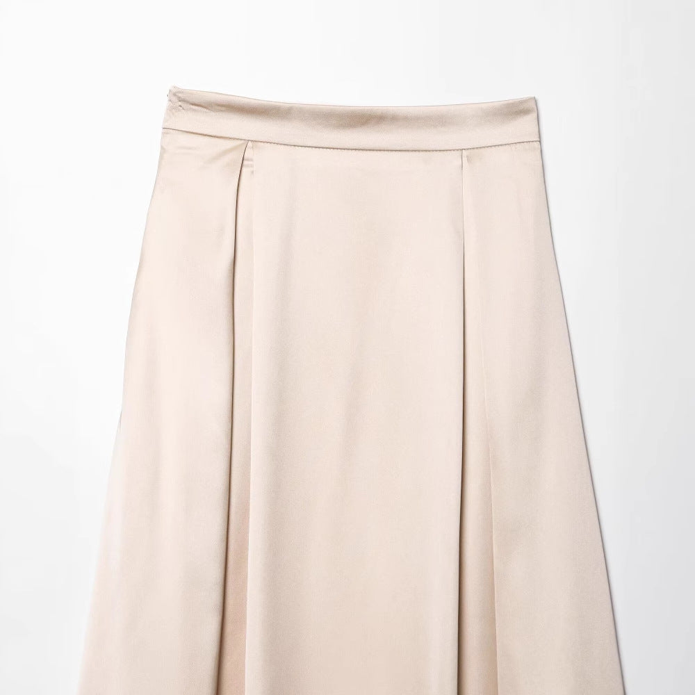 Damer elegant midikjol med plisserade detaljer Mirla-Eva Jonsson