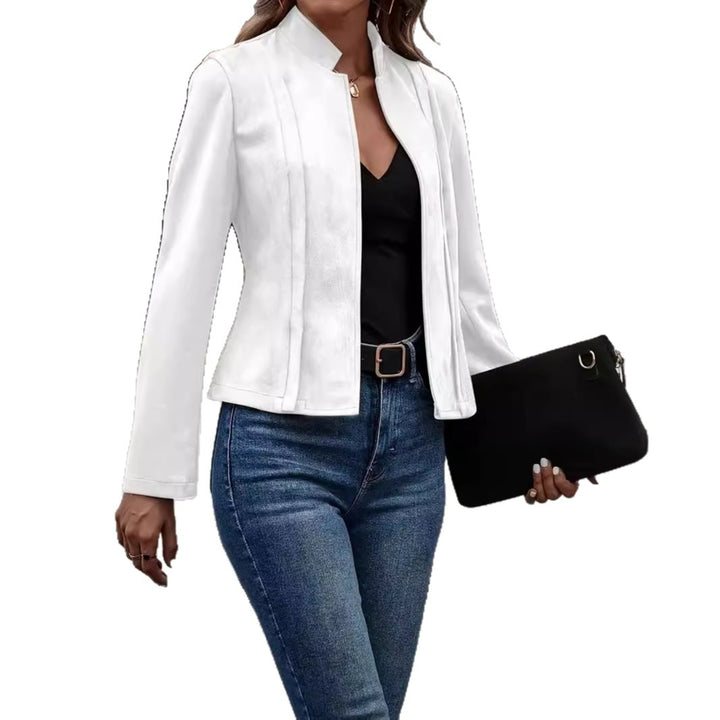 Damer elegant mockaläderjacka Mirla-Eva Jonsson