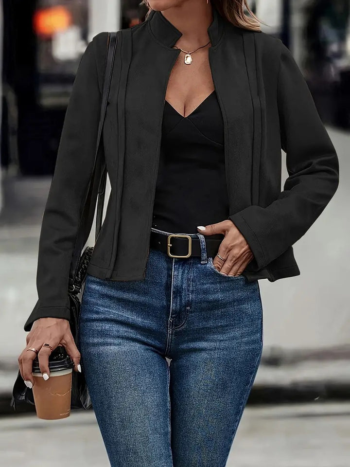 Damer elegant mockaläderjacka Mirla-Eva Jonsson