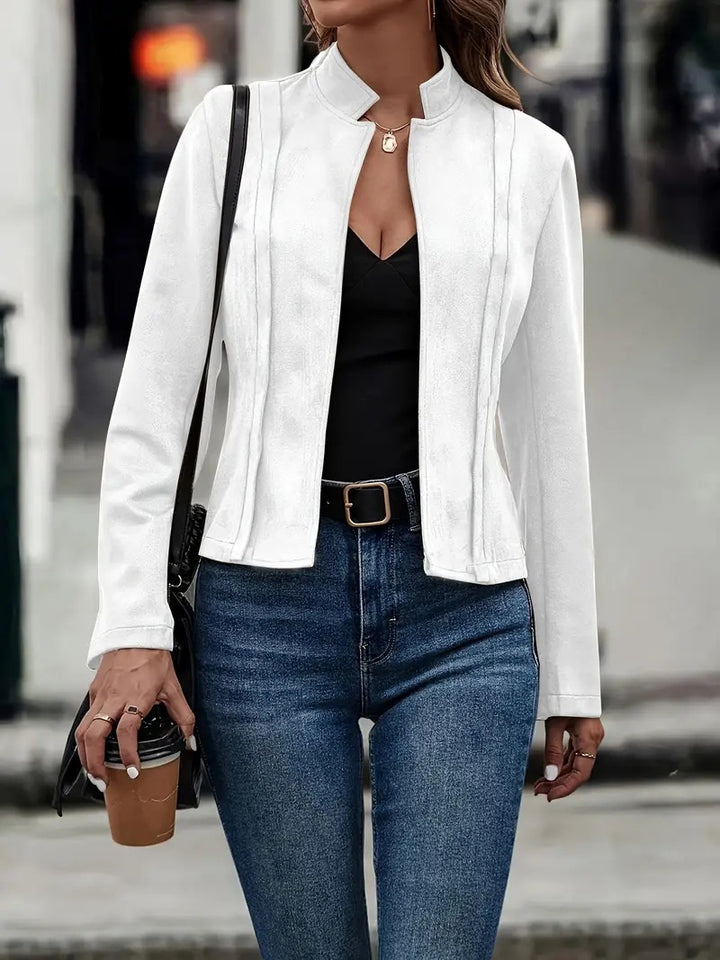 Damer elegant mockaläderjacka Mirla-Eva Jonsson