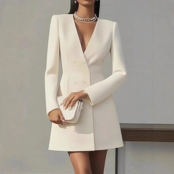 Damer elegant mode Blazer-klänning Mirla-Eva Jonsson