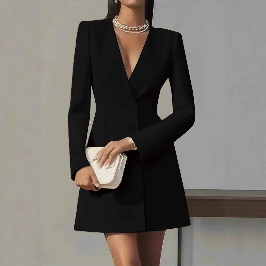 Damer elegant mode Blazer-klänning Mirla-Eva Jonsson