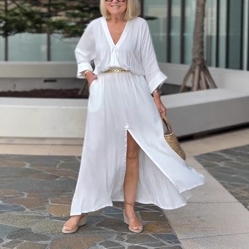 Damer elegant och avslappnad maxiklänning Mirla-Eva Jonsson