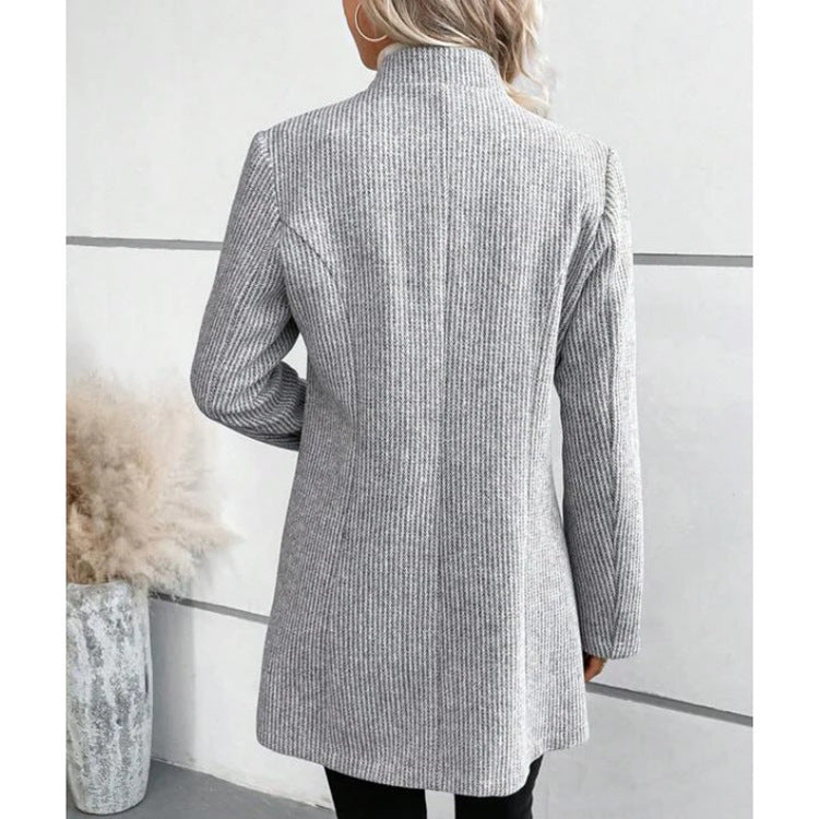 Damer elegant och bekväm blazer med strukturerad design Mirla-Eva Jonsson