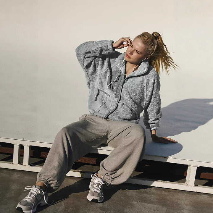 Damer elegant och bekväm fleecejacka Mirla-Eva Jonsson