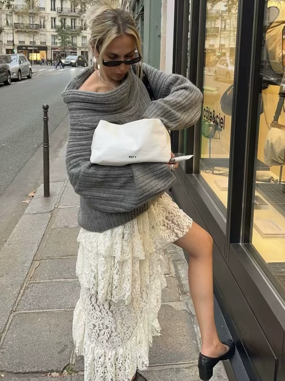Damer elegant och bekväm rullkrage tröja Mirla-Eva Jonsson