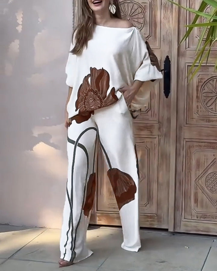 Damer elegant och bekväm tvådelad outfit Mirla-Eva Jonsson