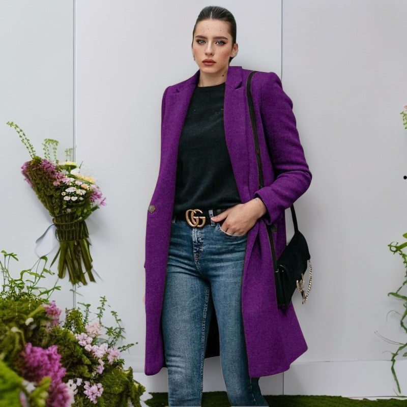 Damer elegant och bekväm ullkappa Mirla-Eva Jonsson