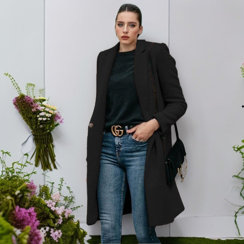 Damer elegant och bekväm ullkappa Mirla-Eva Jonsson