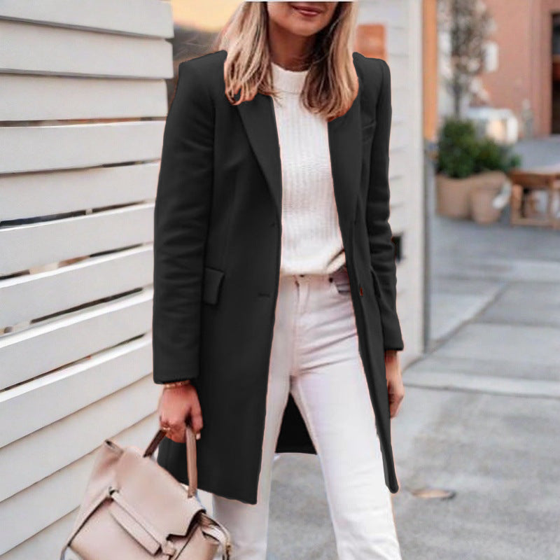 Damer elegant och bekväm yllekappa Mirla-Eva Jonsson