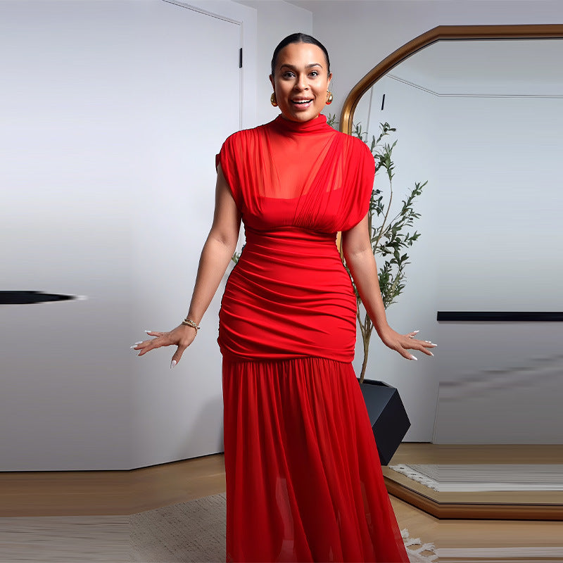 Damer elegant och flytande kvällsklänning Mirla-Eva Jonsson