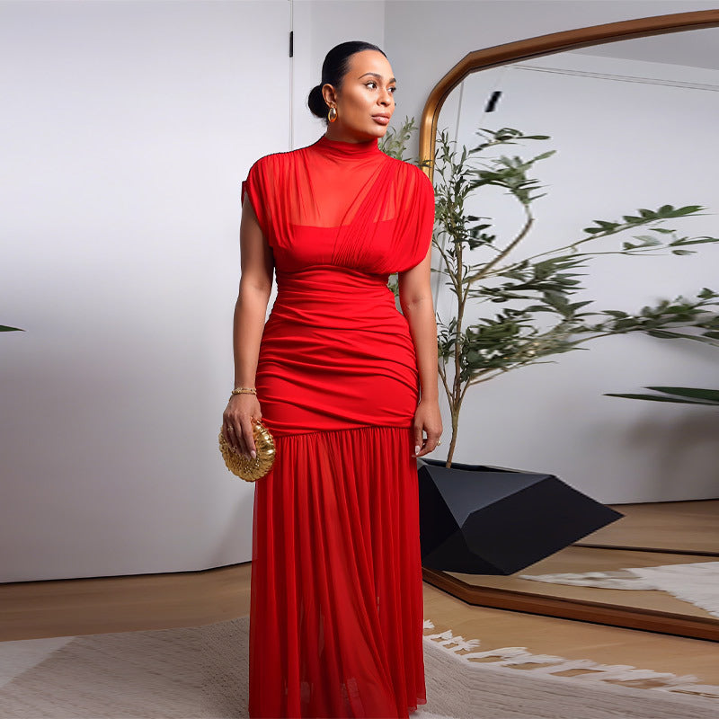 Damer elegant och flytande kvällsklänning Mirla-Eva Jonsson