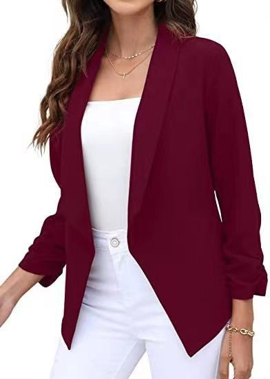 Damer elegant och luftig blazer med asymmetrisk skärning Mirla-Eva Jonsson